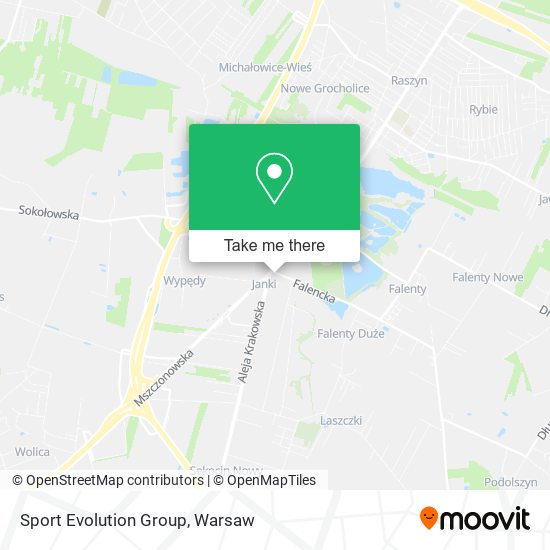 Sport Evolution Group map