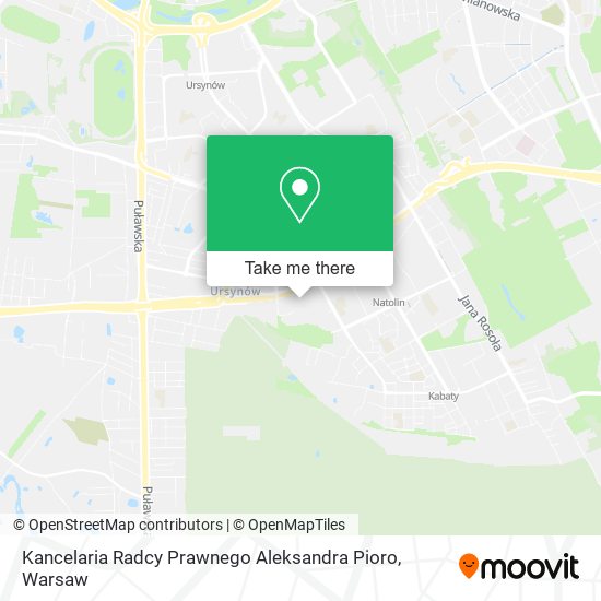 Kancelaria Radcy Prawnego Aleksandra Pioro map