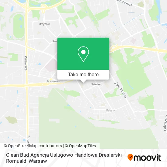 Карта Clean Bud Agencja Uslugowo Handlowa Dreslerski Romuald