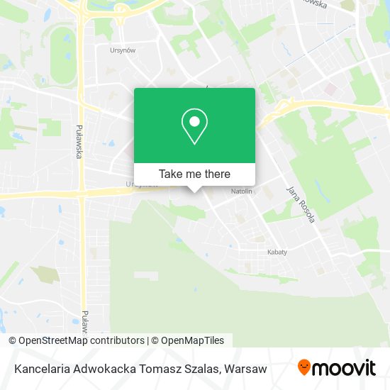 Карта Kancelaria Adwokacka Tomasz Szalas