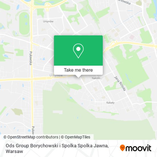 Ods Group Borychowski i Spolka Spolka Jawna map