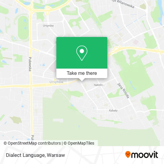 Карта Dialect Language