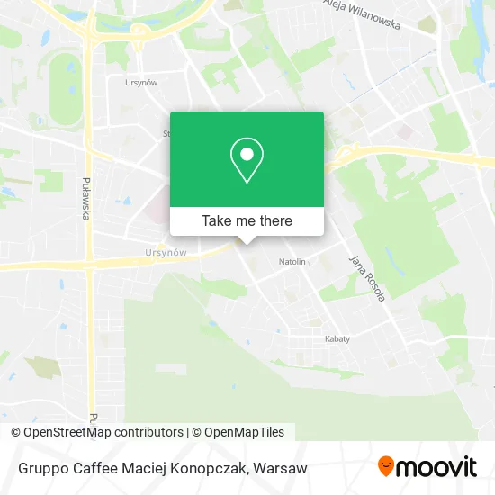 Карта Gruppo Caffee Maciej Konopczak