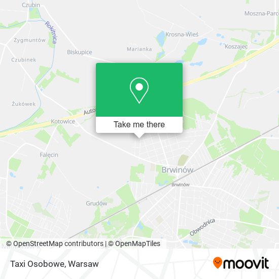 Taxi Osobowe map