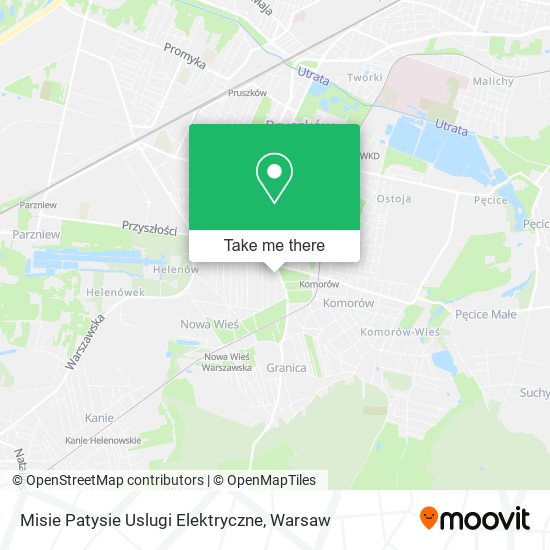 Misie Patysie Uslugi Elektryczne map