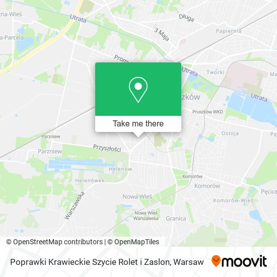 Poprawki Krawieckie Szycie Rolet i Zaslon map