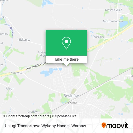 Uslugi Transortowe Wykopy Handel map