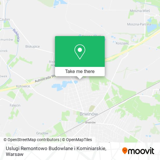 Карта Uslugi Remontowo Budowlane i Kominiarskie