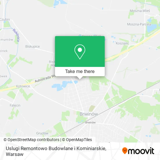 Карта Uslugi Remontowo Budowlane i Kominiarskie