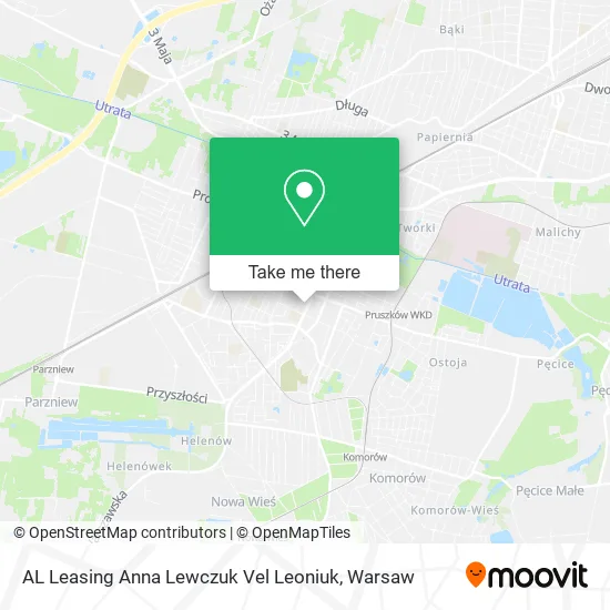 Карта AL Leasing Anna Lewczuk Vel Leoniuk