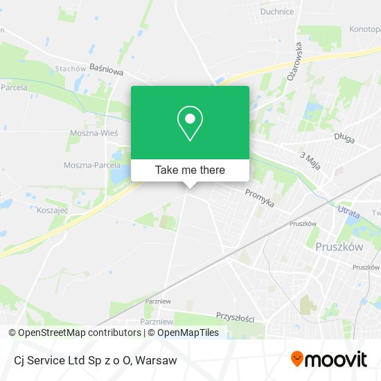 Cj Service Ltd Sp z o O map