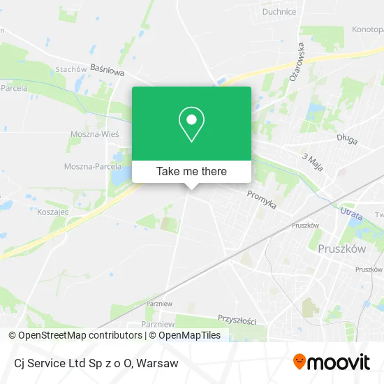 Карта Cj Service Ltd Sp z o O