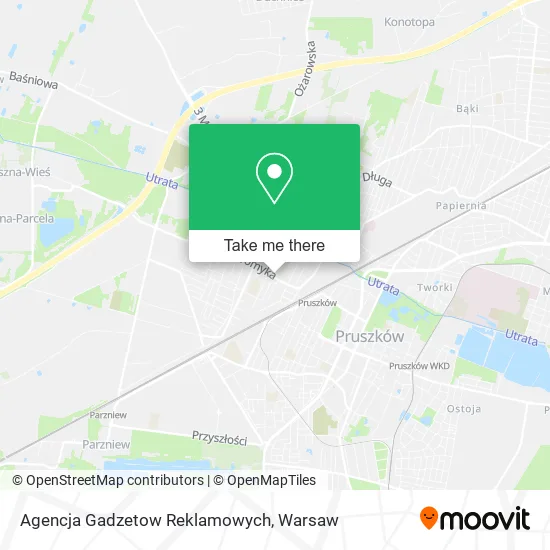 Карта Agencja Gadzetow Reklamowych