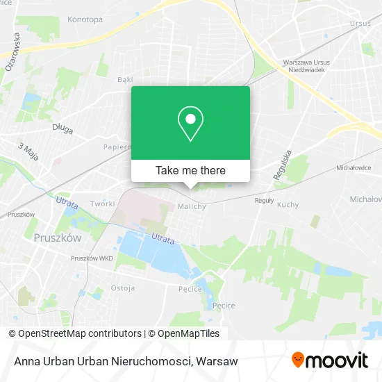 Карта Anna Urban Urban Nieruchomosci