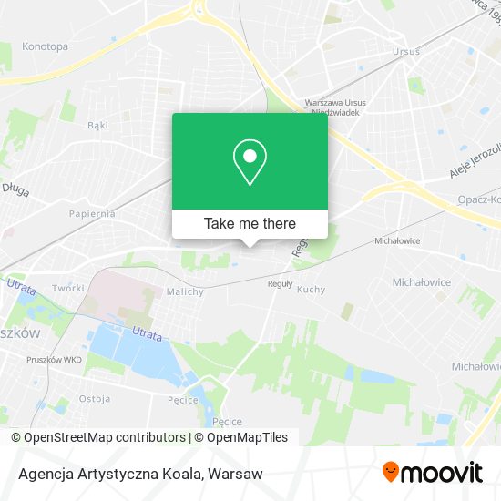 Agencja Artystyczna Koala map