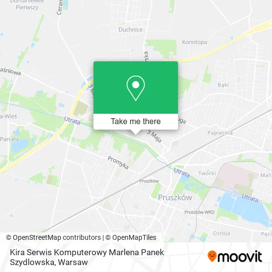 Карта Kira Serwis Komputerowy Marlena Panek Szydlowska