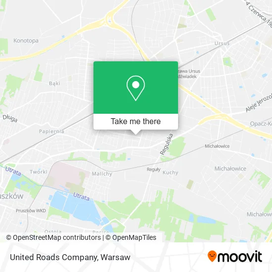 United Roads Company map