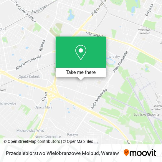 Przedsiebiorstwo Wielobranzowe Molbud map