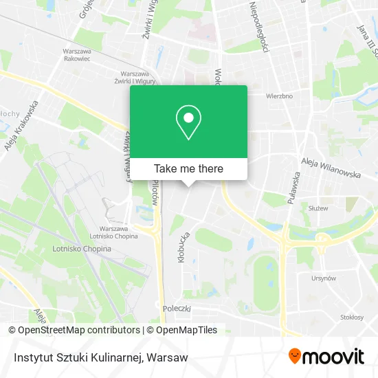Instytut Sztuki Kulinarnej map