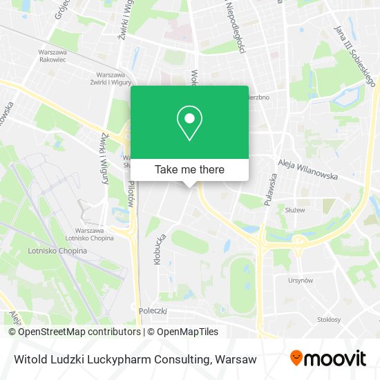 Witold Ludzki Luckypharm Consulting map