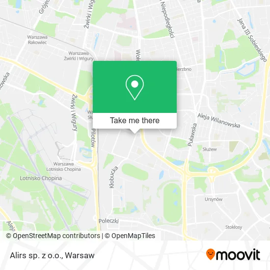Карта Alirs sp. z o.o.
