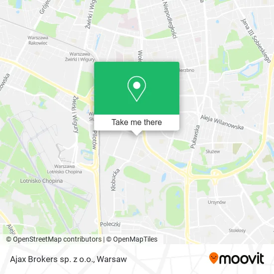 Карта Ajax Brokers sp. z o.o.