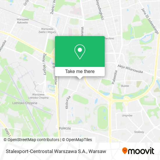 Stalexport-Centrostal Warszawa S.A. map