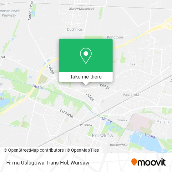 Карта Firma Uslugowa Trans Hol