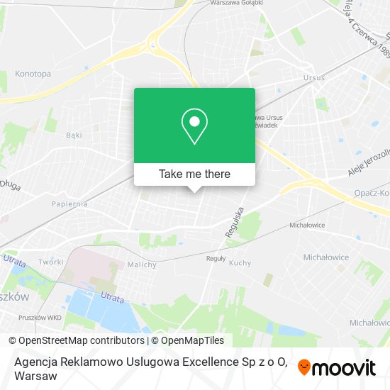 Agencja Reklamowo Uslugowa Excellence Sp z o O map