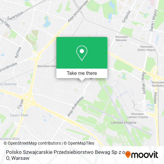 Polsko Szwajcarskie Przedsiebiorstwo Bewag Sp z o O map