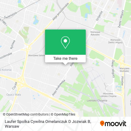 Laufer Spolka Cywilna Omelanczuk D Jozwiak B map