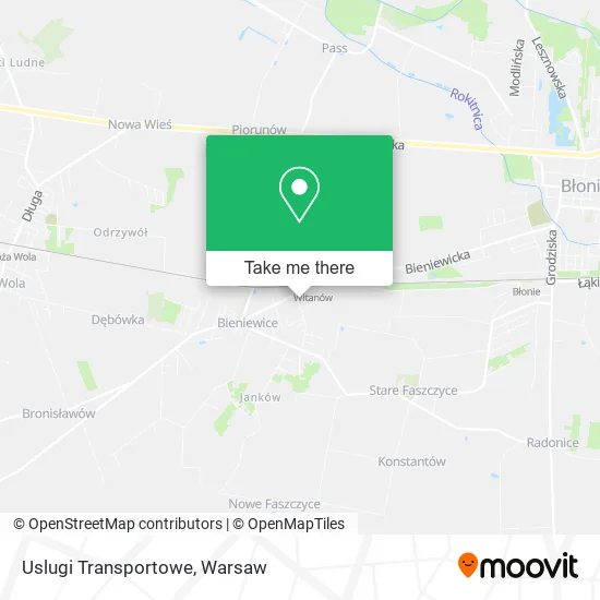 Uslugi Transportowe map