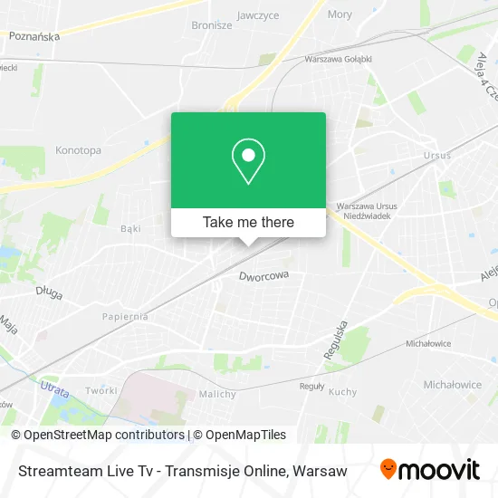 Карта Streamteam Live Tv - Transmisje Online