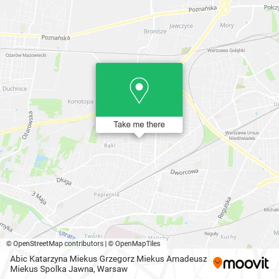 Карта Abic Katarzyna Miekus Grzegorz Miekus Amadeusz Miekus Spolka Jawna