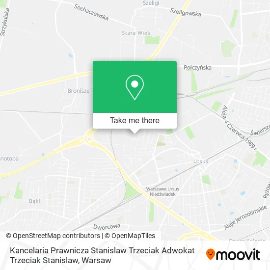 Карта Kancelaria Prawnicza Stanislaw Trzeciak Adwokat Trzeciak Stanislaw