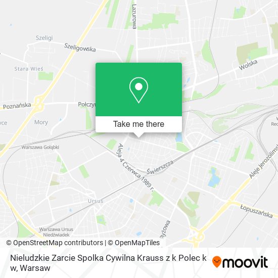 Nieludzkie Zarcie Spolka Cywilna Krauss z k Polec k w map