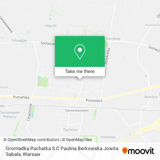 Карта Gromadka Puchatka S C Paulina Berkowska Jowita Sabala