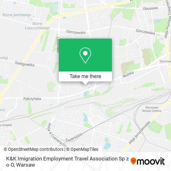 K&K Imigration Employment Travel Association Sp z o O map