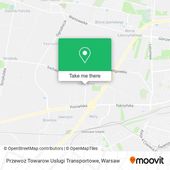 Przewoz Towarow Uslugi Transportowe map