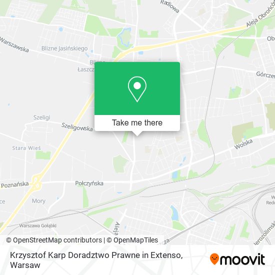 Krzysztof Karp Doradztwo Prawne in Extenso map