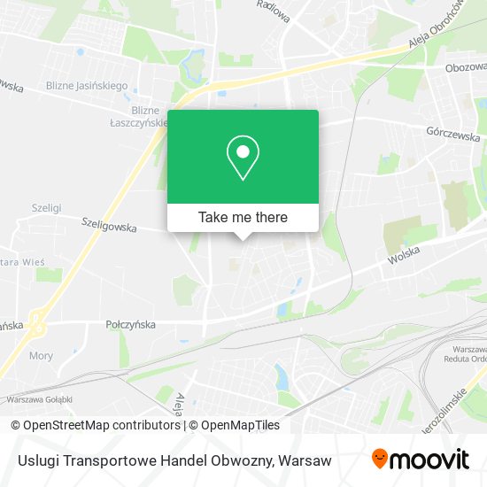 Uslugi Transportowe Handel Obwozny map