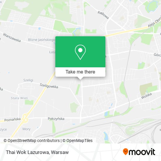 Thai Wok Lazurowa map