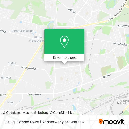 Uslugi Porzadkowe i Konserwacyjne map