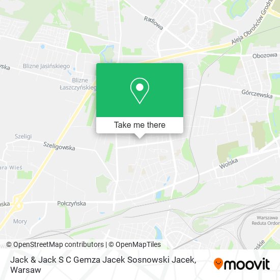 Jack & Jack S C Gemza Jacek Sosnowski Jacek map