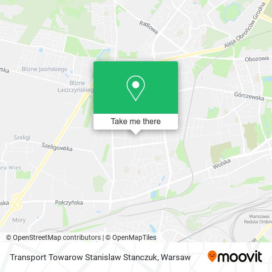 Карта Transport Towarow Stanislaw Stanczuk