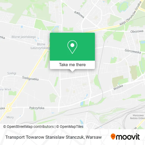 Карта Transport Towarow Stanislaw Stanczuk