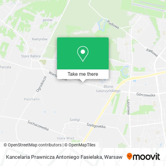 Карта Kancelaria Prawnicza Antoniego Fasielaka