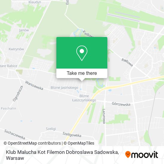 Klub Malucha Kot Filemon Dobroslawa Sadowska map