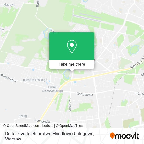 Delta Przedsiebiorstwo Handlowo Uslugowe map