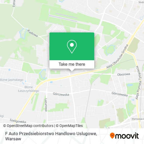 F Auto Przedsiebiorstwo Handlowo Uslugowe map